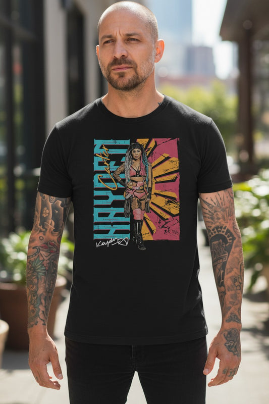 Kayden Carter Pose Black T-shirt