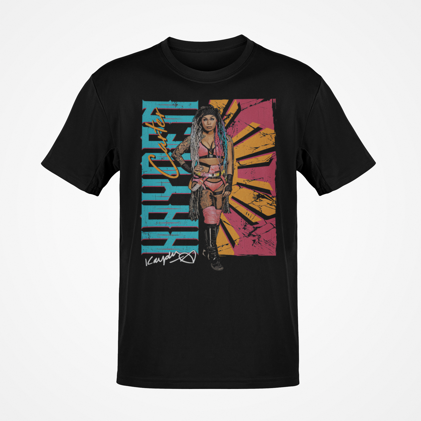 Kayden Carter Pose Black T-shirt