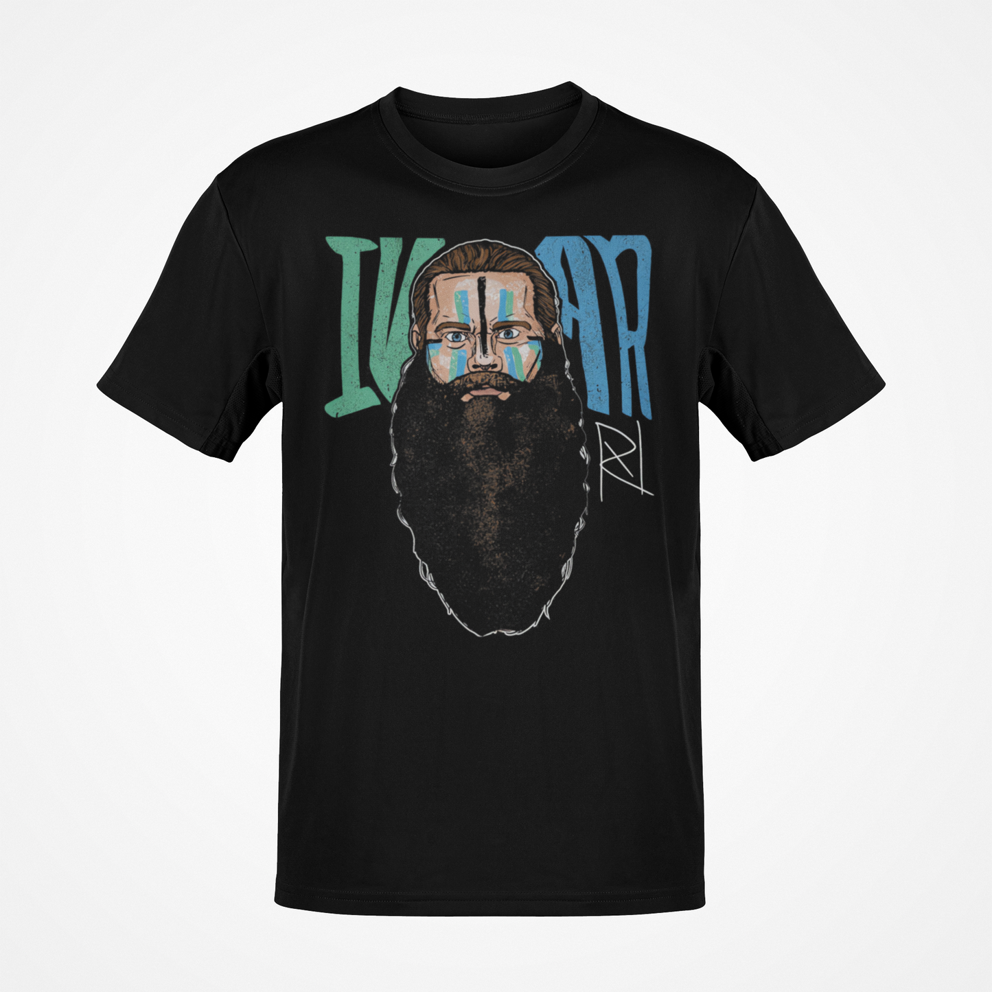 Ivar Big Beard Black T-shirt