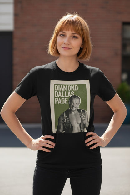 Diamond Dallas Page Poster Print Black T-shirt