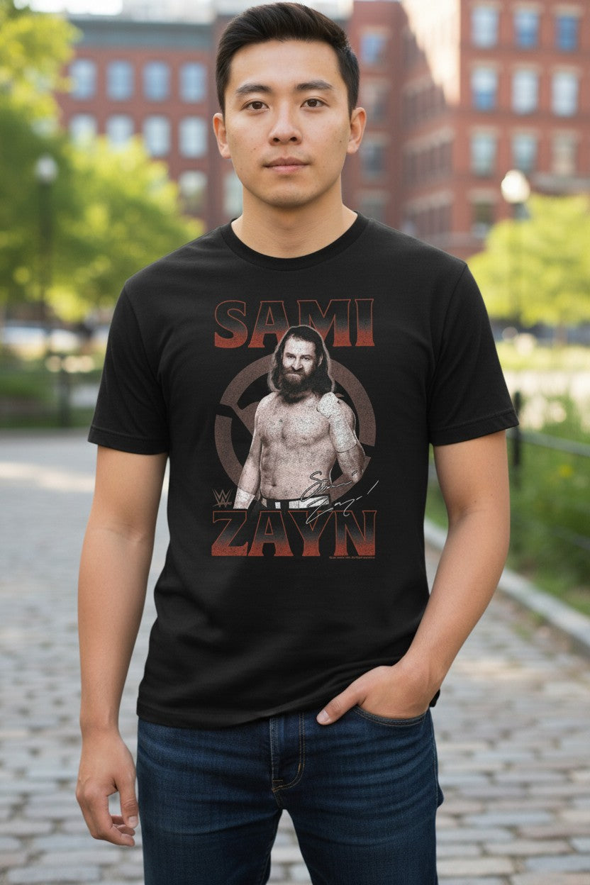 Sami Zayn Signature Black T-shirt