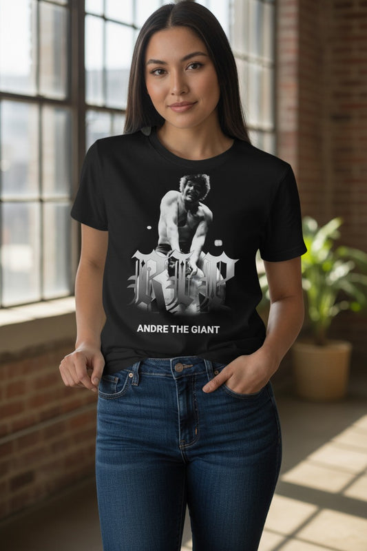 Andre the Giant RIP Black T-shirt