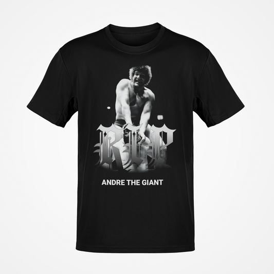 Andre the Giant RIP Black T-shirt