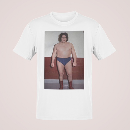 Andre the Giant Full Color Lightweight White T-shirt