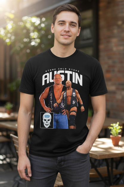 Stone Cold Walkout Mens Black T-shirt