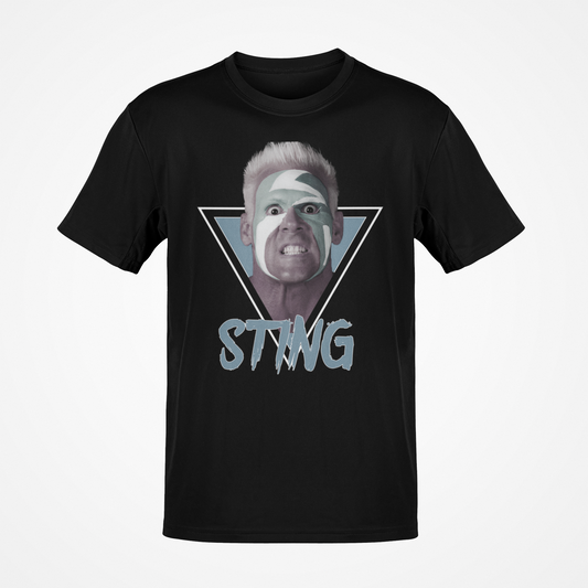 Sting Painted Face Mens Black T-shirt