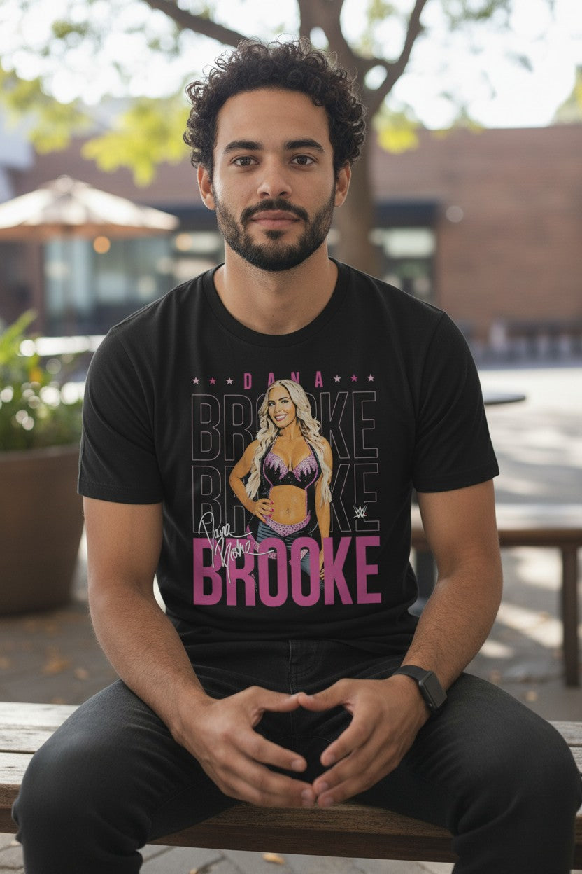 Dana Brooke Repeat Signature Black T-shirt