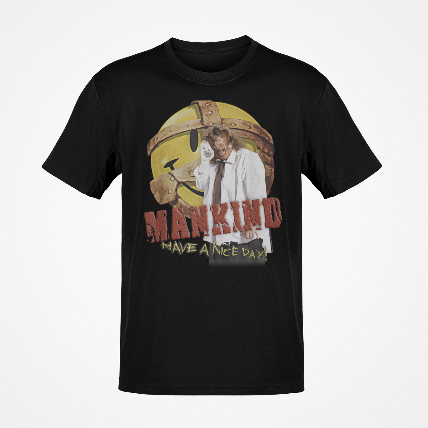 Mankind Have A Nice Day Mr Socko T-shirt