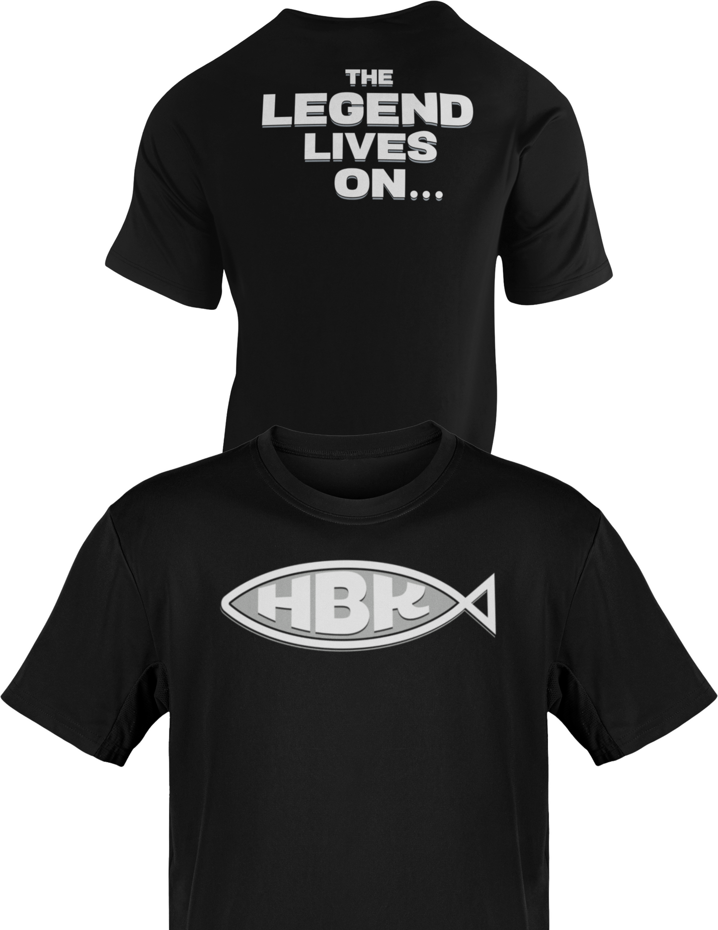 HBK Shawn Michaels The Legend Lives On Ichthys T-shirt