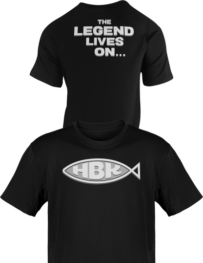 HBK Shawn Michaels The Legend Lives On Ichthys T-shirt