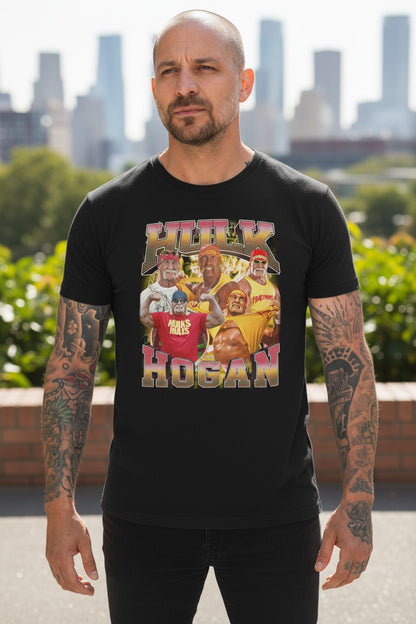 Hulk Hogan Five Pose Wrestling T-shirt