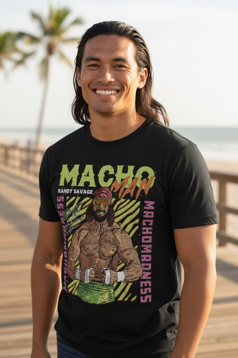 Macho Man Randy Savage Madness Flex T-shirt
