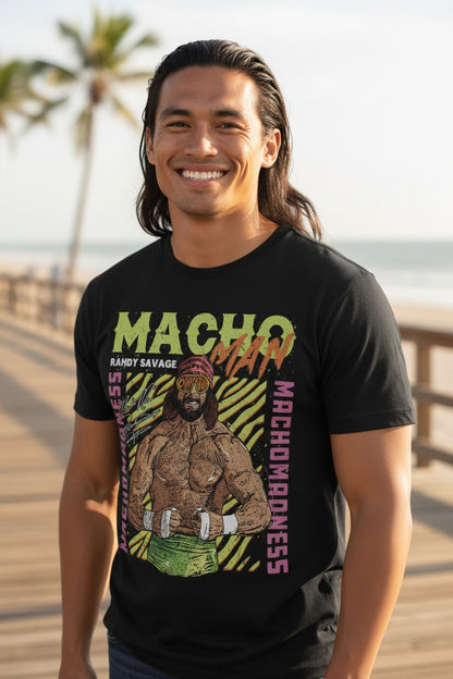 Macho Man Randy Savage Madness Flex T-shirt