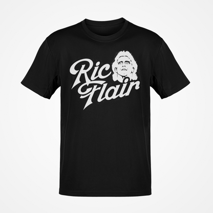 Ric Flair White Logo Headshot T-shirt