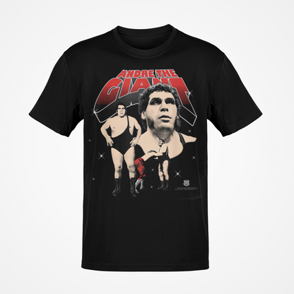 Andre The Giant Collage Black T-shirt