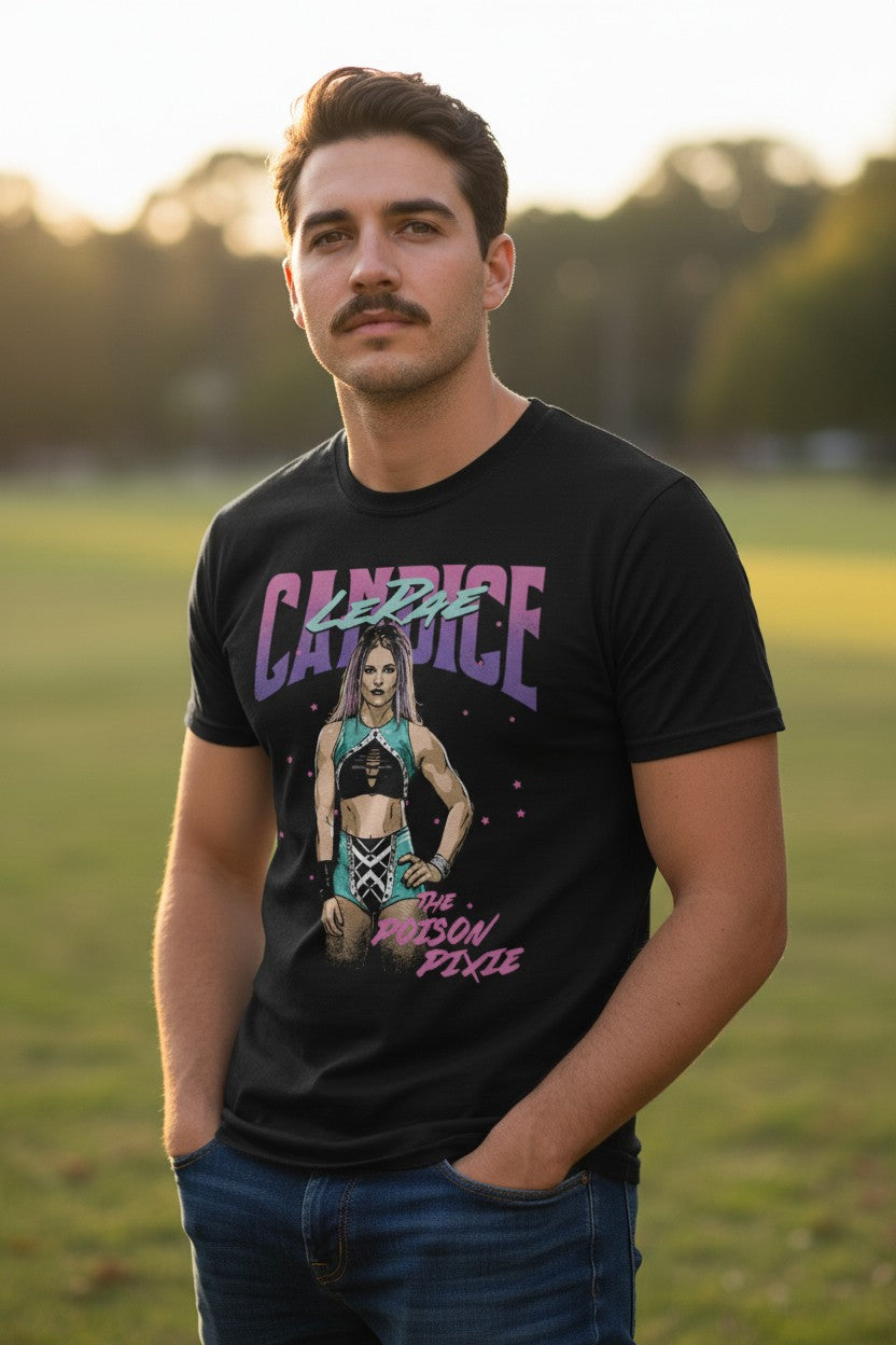 Candice LeRae Poison Pixie Black T-shirt