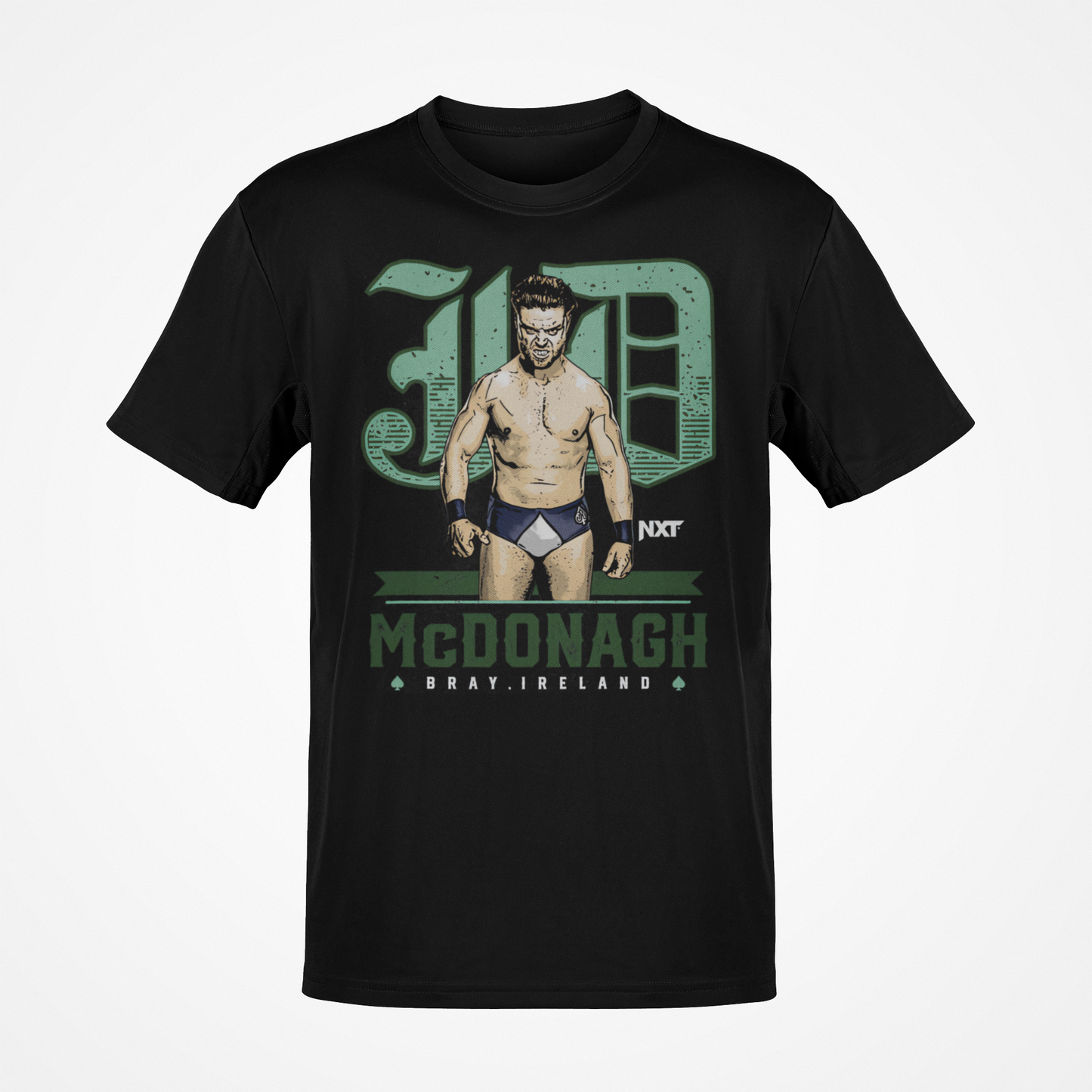 JD McDonough Old English Black T-shirt