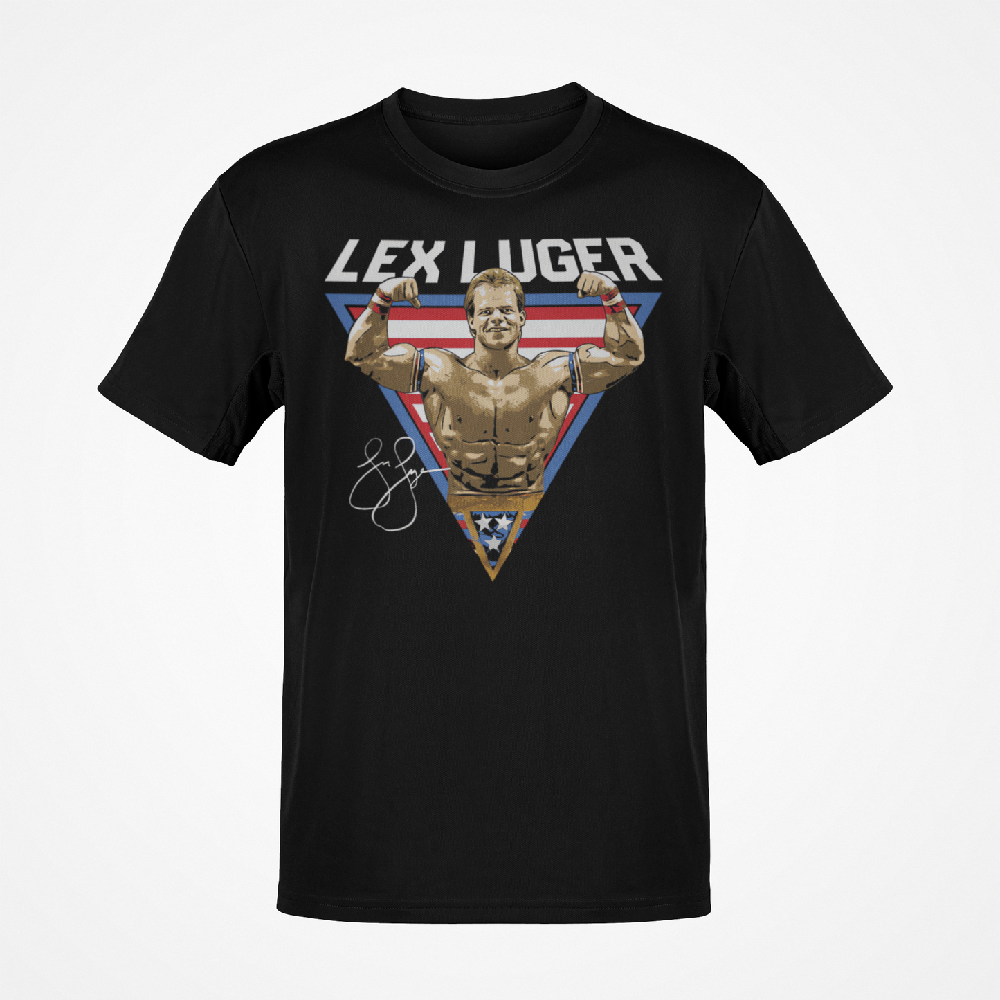 Lex Luger Triangle Flex Black T-shirt