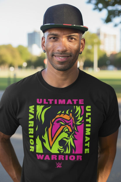 Ultimate Warrior Big Face Black T-shirt