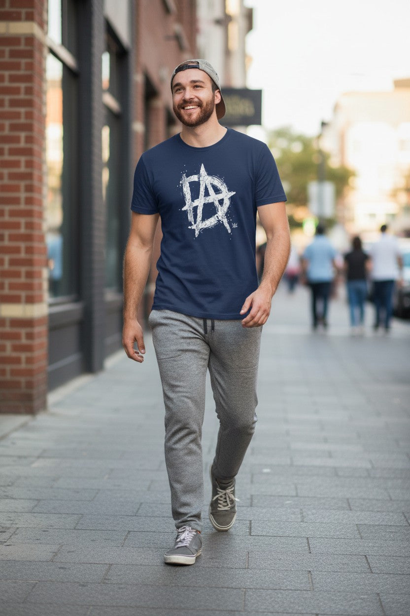 Dean Ambrose Big DA WWE Mens Blue T-shirt