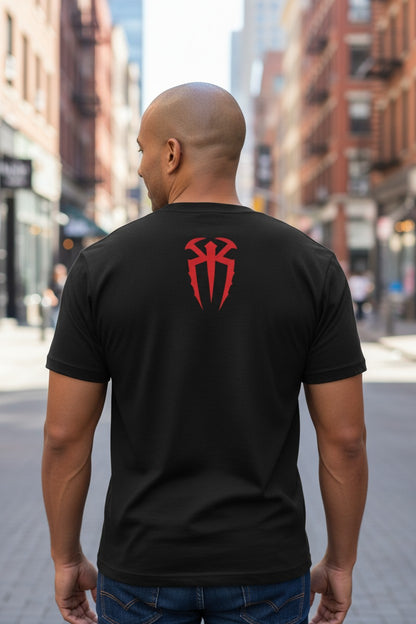 Roman Reigns Undisputed Tribal Chief Mens Black T-shirt
