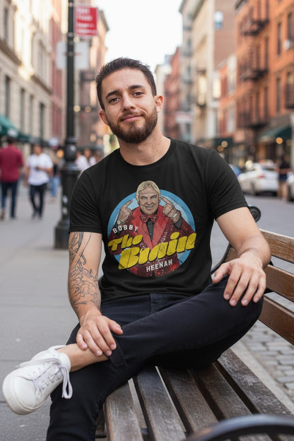 Bobby The Brain Heenan Pose Black T-shirt