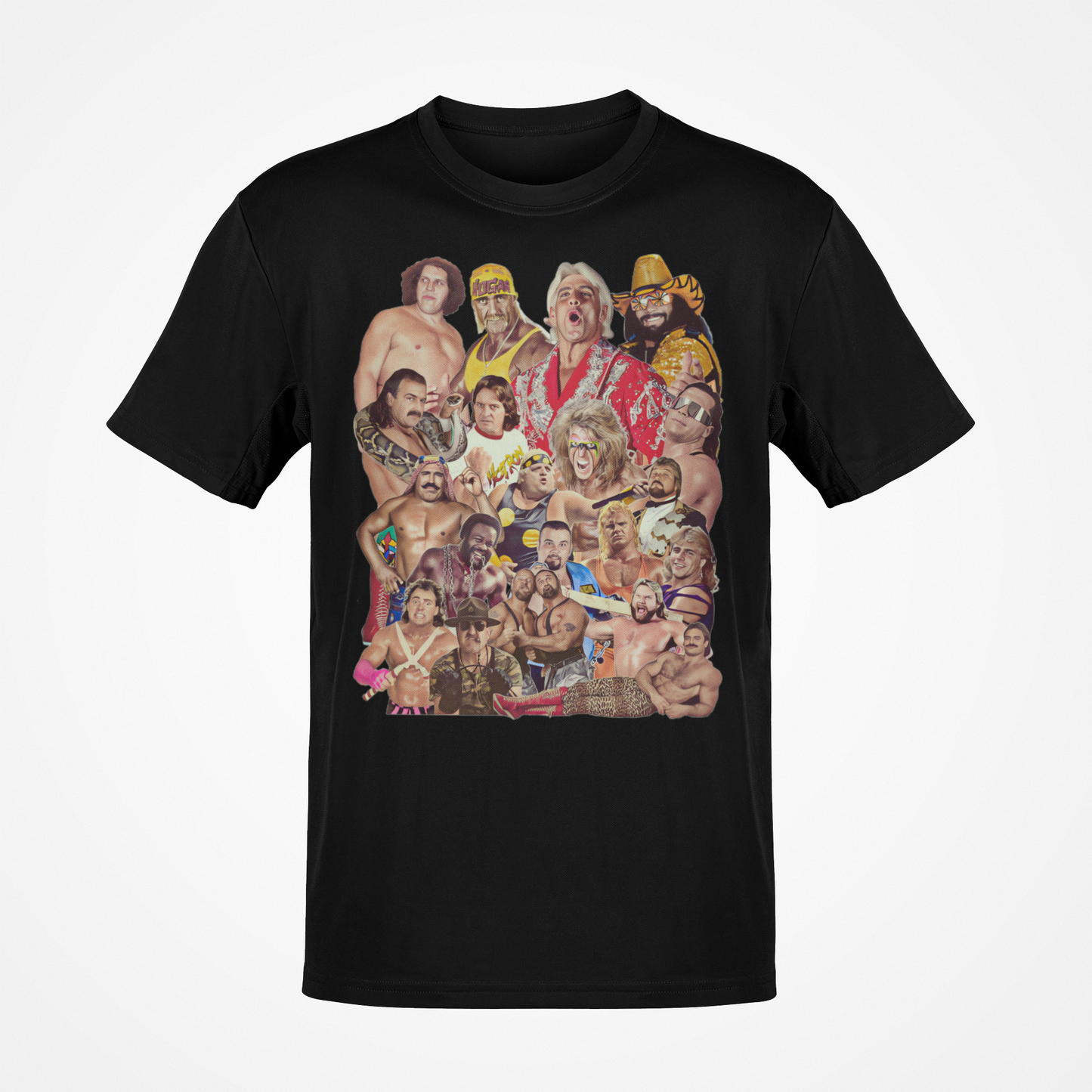 Pro Wrestlers of the 80s Andre Flair Hogan Macho Man T-shirt