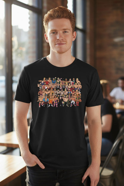 1991 Full WWE Roster Attitude Era T-shirt