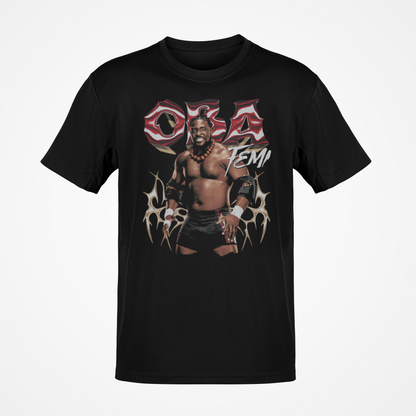 Oba Femi Pose Black T-shirt