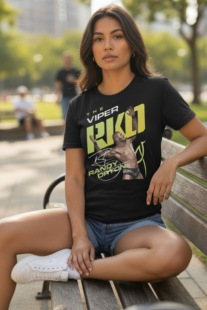 Randy Orton Viper RKO Pose Black T-shirt