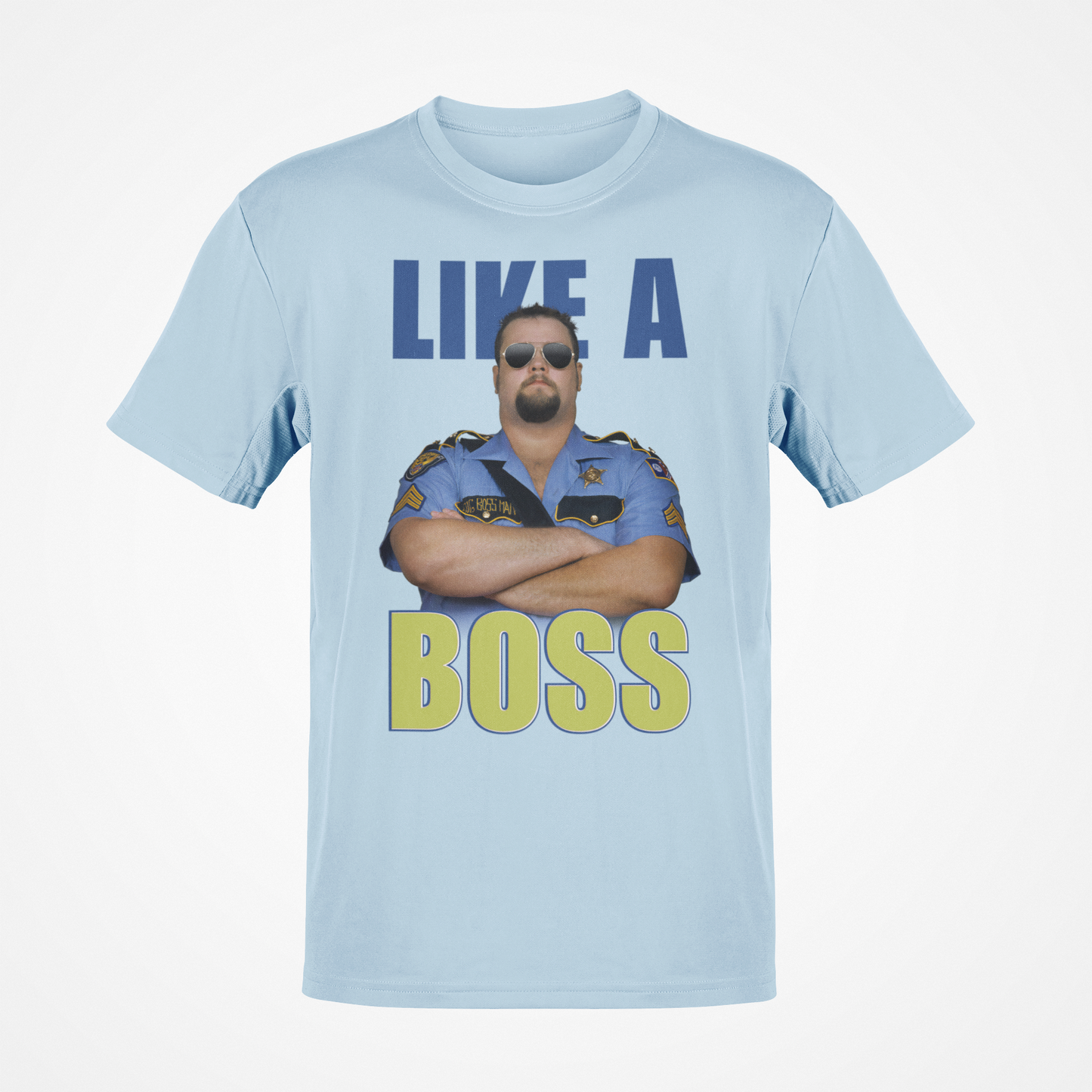 Big Boss Man Like a Boss Blue T-shirt