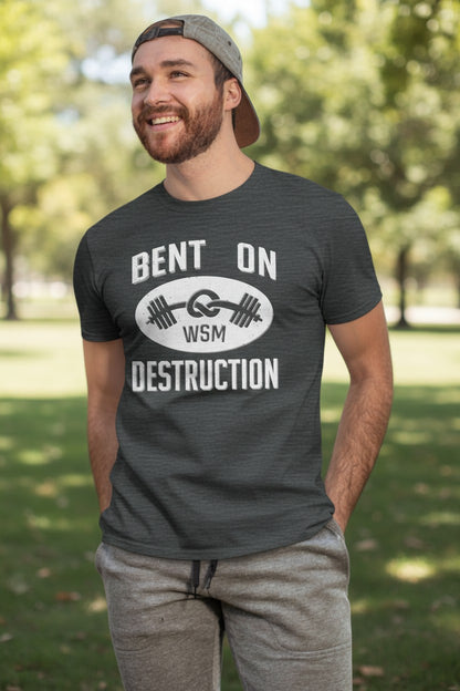 Mark Henry Bent of Destruction Gray T-shirt