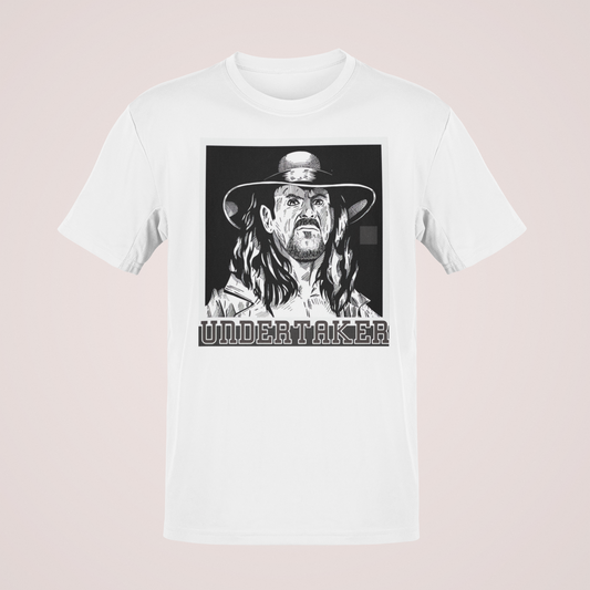 Undertaker Black White Portrait T-shirt