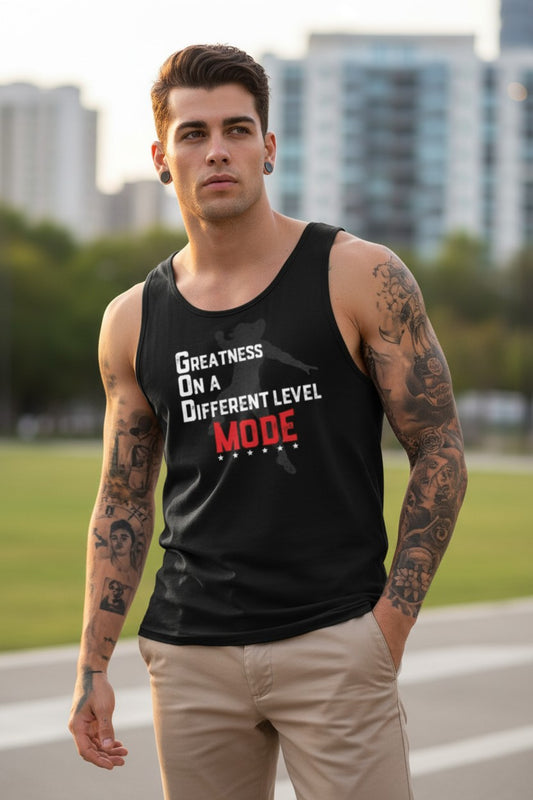 Roman Reigns God Mode Black Tank Top Shirt