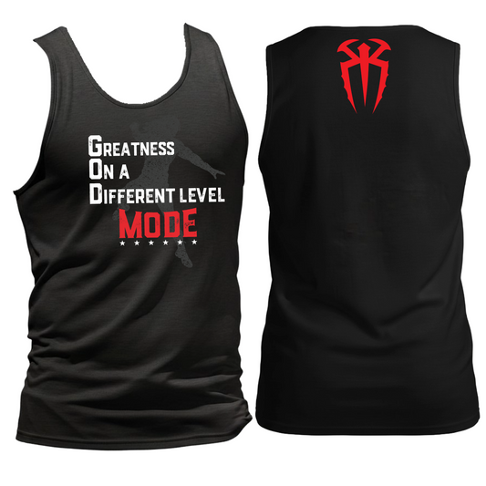 Roman Reigns God Mode Black Tank Top Shirt