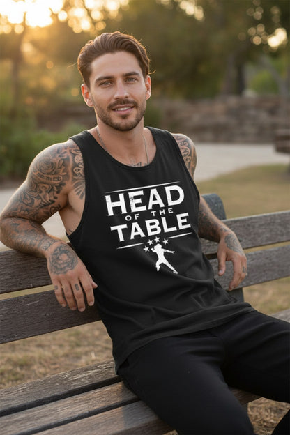 Roman Reigns Head of the Table Black Tank Top Shirt