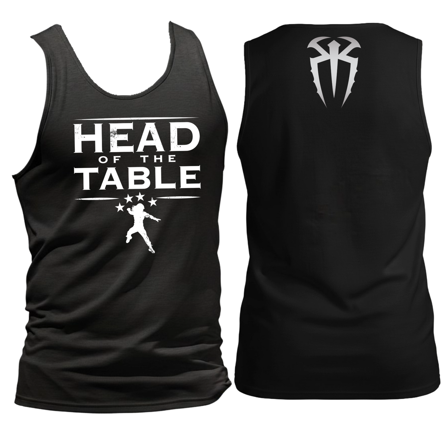 Roman Reigns Head of the Table Black Tank Top Shirt