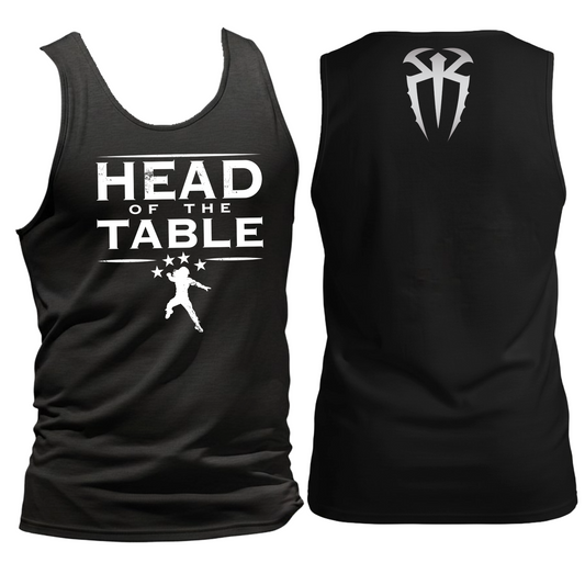 Roman Reigns Head of the Table Black Tank Top Shirt