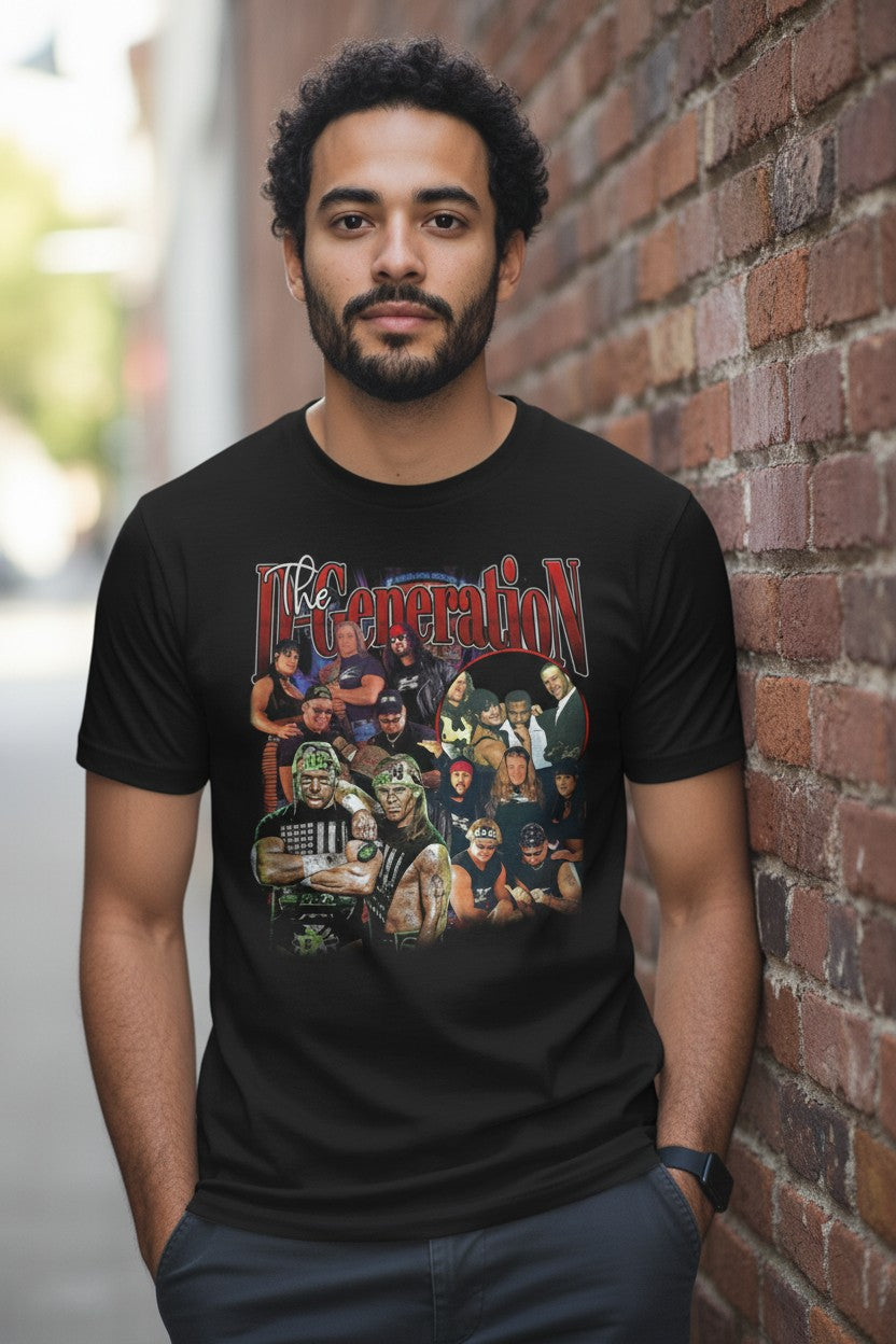 D-Generation X New Age Outlaws Black T-shirt