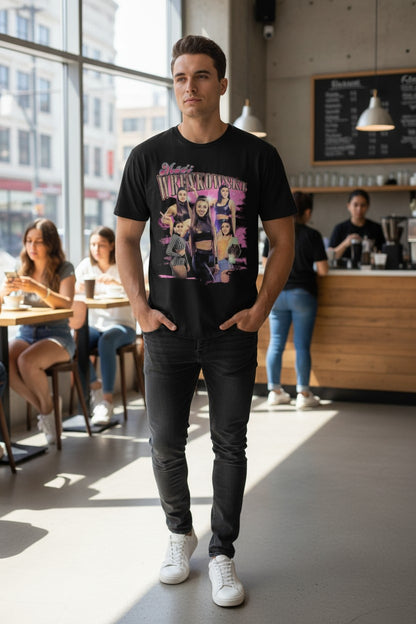Madi Wrenkowski The Main Charachter Black T-shirt