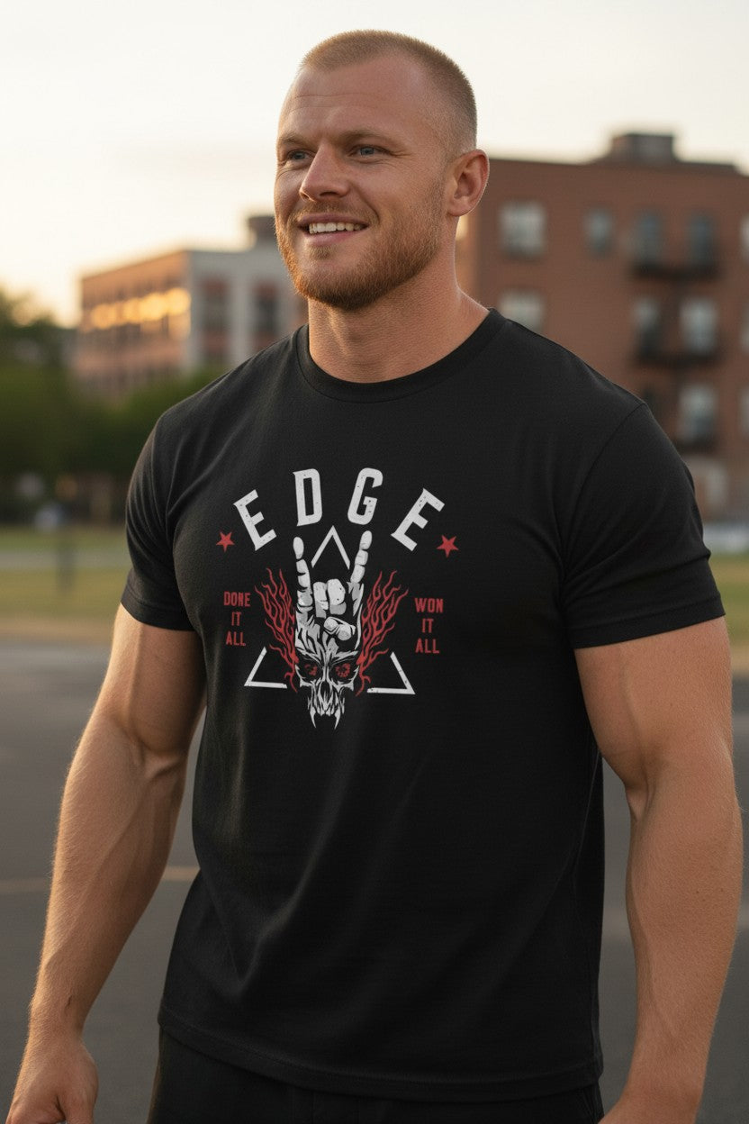 Edge Done It All Won It All Logo T-shirt