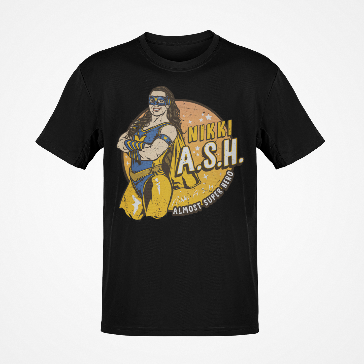 Nikki Cross ASH Almost Super Hero Black T-shirt