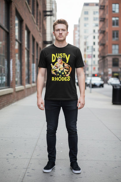 Dusty Rhodes Yellow Polka Dot T-shirt