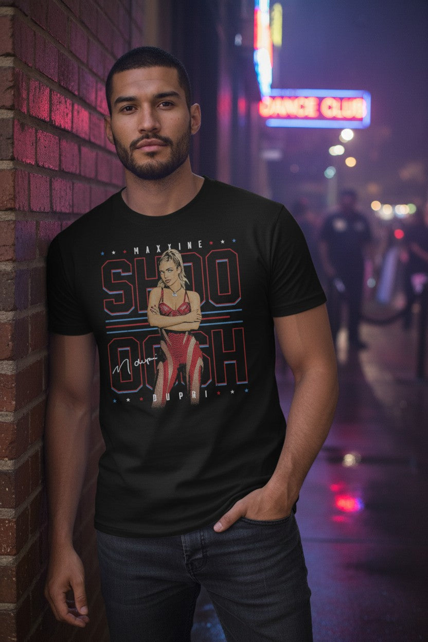 Maxxine Dupri SHOOOOSH Black T-shirt