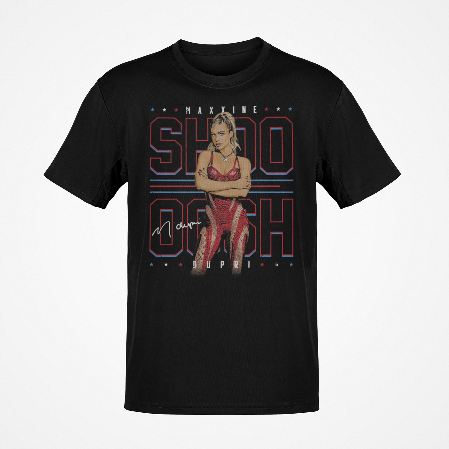 Maxxine Dupri SHOOOOSH Black T-shirt