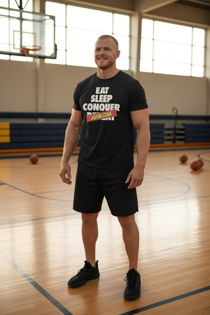 Brock Lesnar Eat Sleep Conquer John Cena T-shirt