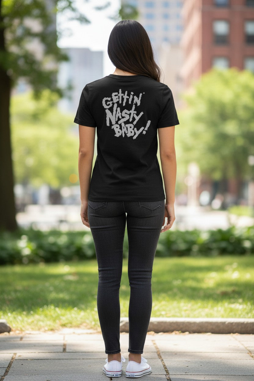 WCW The Nasty Boyz Gettin Nasty Baby Mens Black T-shirt