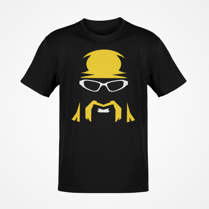 Hulk Hogan Gold Outline Silhouette T-shirt