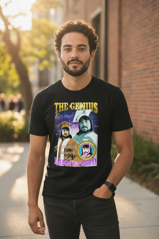The Genius Leapin Lanny Poffo Worlds Smartest Man T-shirt