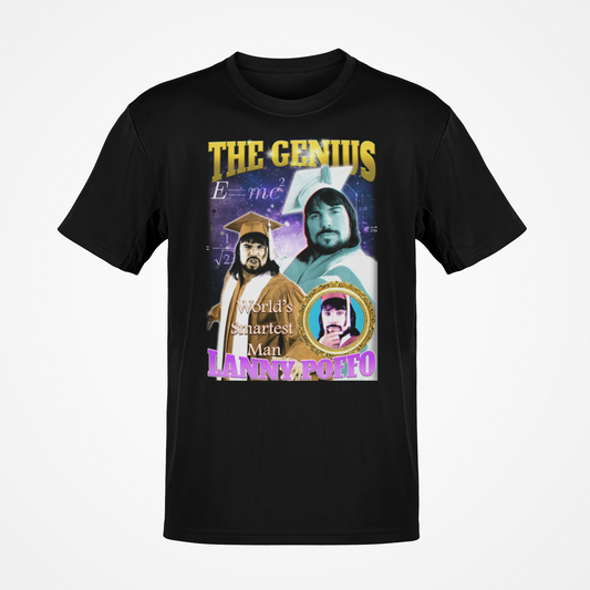 The Genius Leapin Lanny Poffo Worlds Smartest Man T-shirt